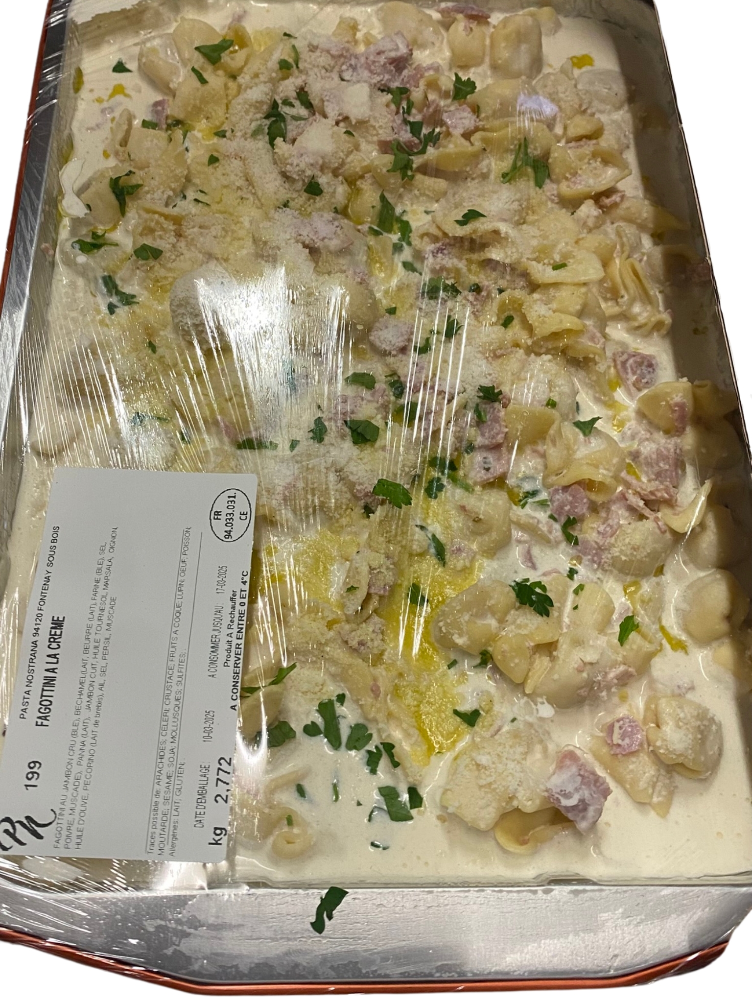 FAGOTTINI A LA CREME